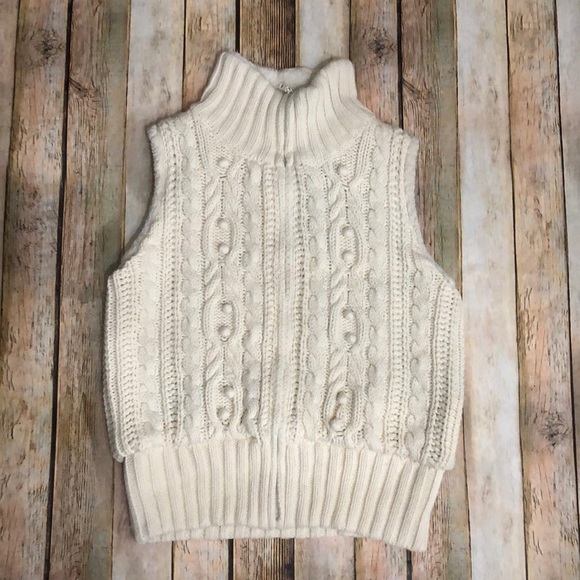Savannah Other - Cream Kids Sweater Vest